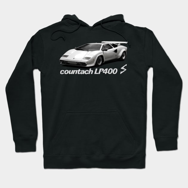 low body  Countach Hoodie by retroracing